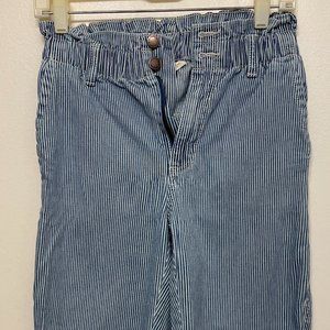Universal Thread Blue and White Striped High Waisted Pants